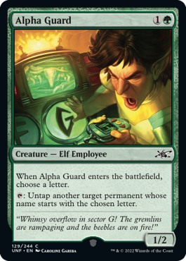Alpha Guard - Unfinity Spoiler