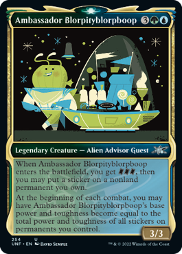 Ambassador Blorpityblorpboop (Variant) - Unfinity Spoiler