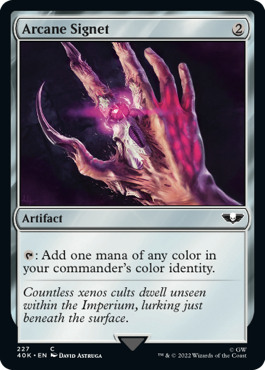 Arcane Signet - Warhammer 40000 Commander Spoiler