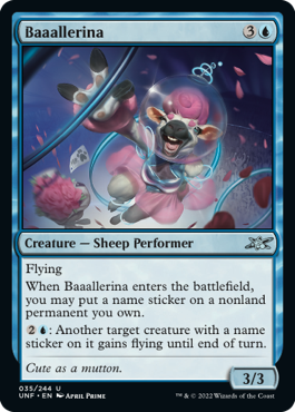 Baaallerina - Unfinity Spoiler