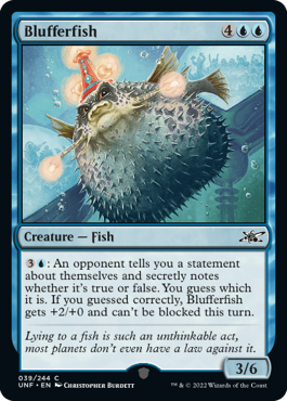 Blufferfish - Unfinity Spoiler