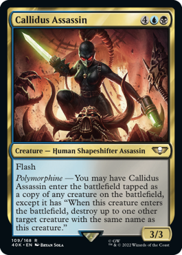 Callidus Assassin - Warhammer 40000 Commander Spoiler