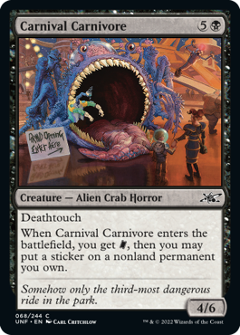 Carnival Carnivore - Unfinity Spoiler
