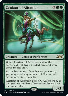 Centaur of Attention - Unfinity Spoiler