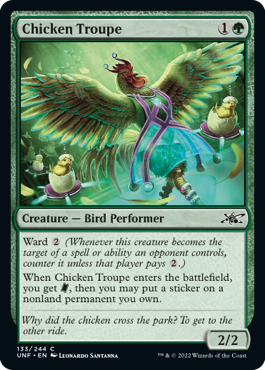 Chicken Troupe - Unfinity Spoiler