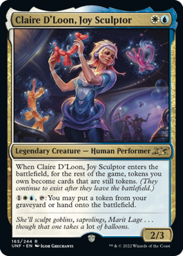 Claire D’Loon, Joy Sculptor - Unfinity Spoiler