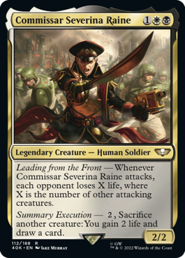 Commissar Severina Raine - Warhammer 40000 Commander Spoiler