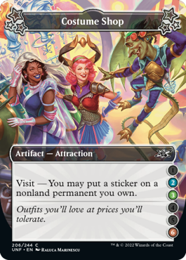 Costume Shop - Unfinity Spoiler