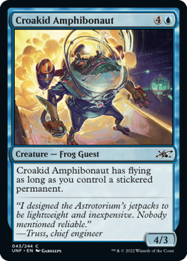 Croakid Amphibonaut - Unfinity Spoiler