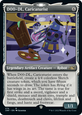 D00-DL, Caricaturist (Variant) - Unfinity Spoiler