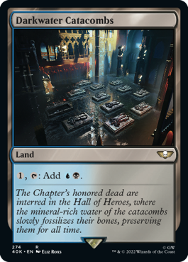 Darkwater Catacombs - Warhammer 40000 Commander Spoiler