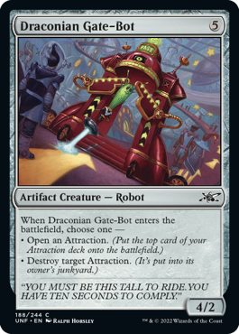 Draconian Gate-Bot - Unfinity Spoiler