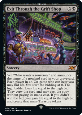 Exit Through the Grift Shop - Unfinity Spoiler