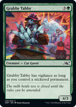 Grabby Tabby - Unfinity Spoiler