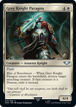 Grey Knight Paragon - Warhammer 40000 Commander Spoiler