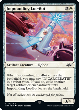 Impounding Lot-Bot - Unfinity Spoiler