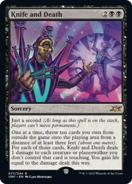 Knife and Death - Unfinity Spoiler