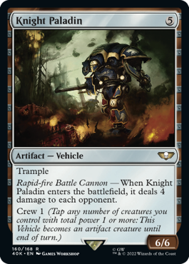 Knight Paladin - Warhammer 40000 Commander Spoiler