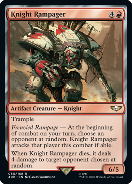 Knight Rampager - Warhammer 40000 Commander Spoiler