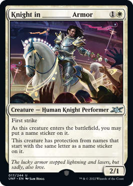 Knight in - Unfinity Spoiler