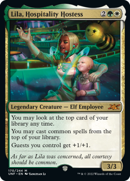 Lila, Hospitality Hostess - Unfinity Spoiler