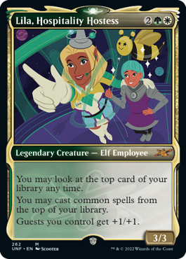 Lila, Hospitality Hostess (Variant) - Unfinity Spoiler