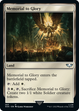 Memorial to Glory - Warhammer 40000 Commander Spoiler