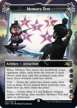 Memory Test 1 - Unfinity Spoiler