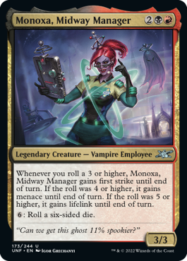 Monoxa, Midway Manager - Unfinity Spoiler