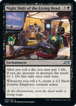 Night Shift of the Living Dead - Unfinity Spoiler