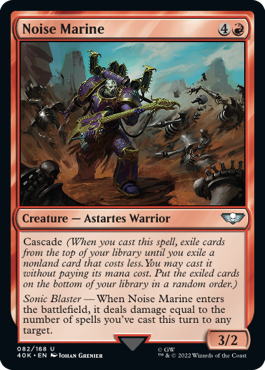 Noise Marine - Warhammer 40000 Commander Spoiler