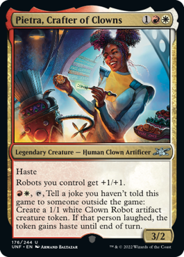 Pietra, Crafter of Clowns - Unfinity Spoiler