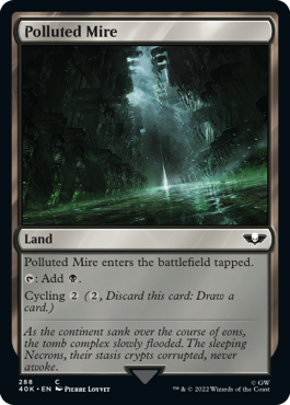 Polluted Mire - Warhammer 40000 Commander Spoiler