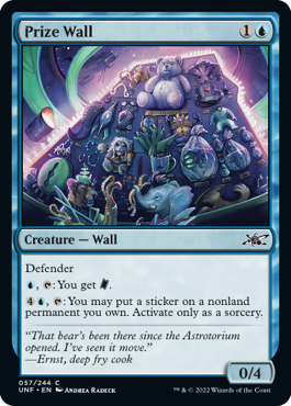 Prize Wall - Unfinity Spoiler