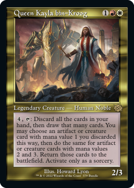 Queen Kayla bin-Kroog (Variant) - The Brothers' War Spoiler