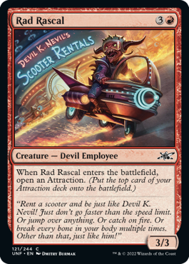 Rad Rascal - Unfinity Spoiler