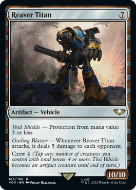 Reaver Titan - Warhammer 40000 Commander Spoiler