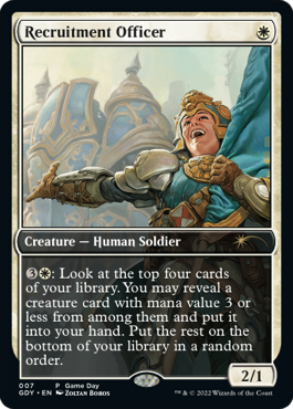 Recruitment Officer (Variant) - The Brothers' War Spoiler