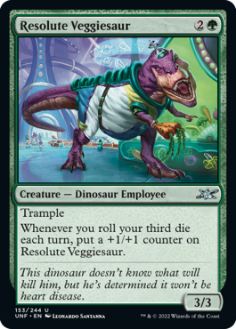 Resolute Veggiesaur - Unfinity Spoiler