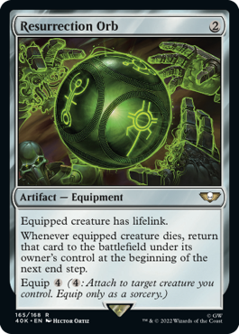 Resurrection Orb - Warhammer 40000 Commander Spoiler