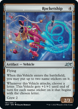 Rocketship - Unfinity Spoiler