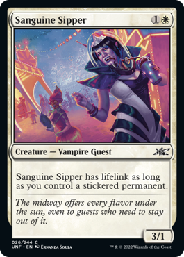 Sanguine Sipper - Unfinity Spoiler