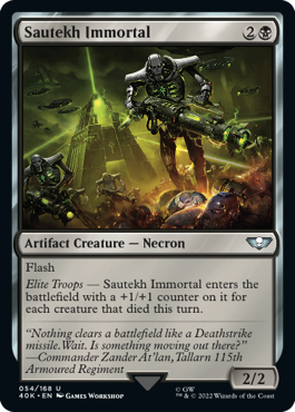 Sautekh Immortal - Warhammer 40000 Commander Spoiler