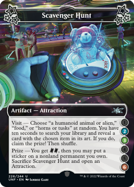 Scavenger Hunt 1 - Unfinity Spoiler