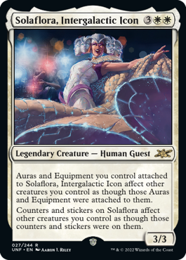 Solaflora, Intergalactic Icon - Unfinity Spoiler