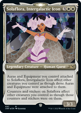 Solaflora, Intergalactic Icon (Variant) - Unfinity Spoiler