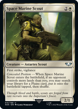 Space Marine Scout - Warhammer 40000 Commander Spoiler