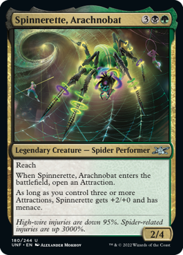 Spinnerette, Arachnobat - Unfinity Spoiler