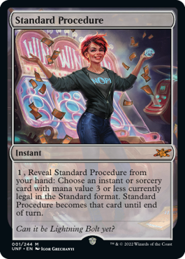 Standard Procedure - Unfinity Spoiler