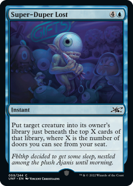 Super-Duper Lost - Unfinity Spoiler